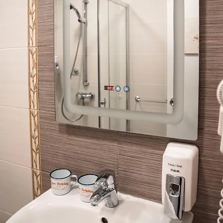 Three Dolphins With A Rooftop Terracе Warna